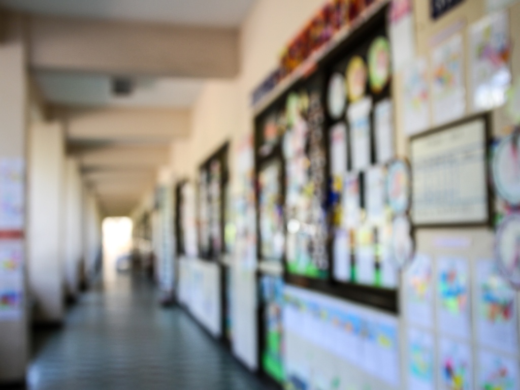 School hallway